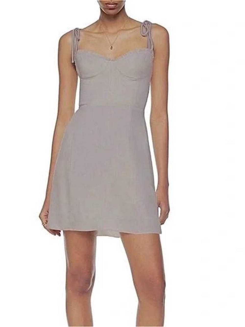 Aritzia Wilfred Romantic Sweetheart Babydoll Mini Dress Woman's Size 6